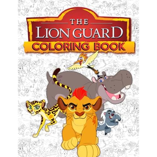 The lion guard coloring book one sided drawing ireland