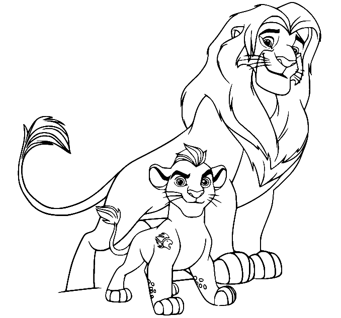 Lion guard coloring pages printable for free download