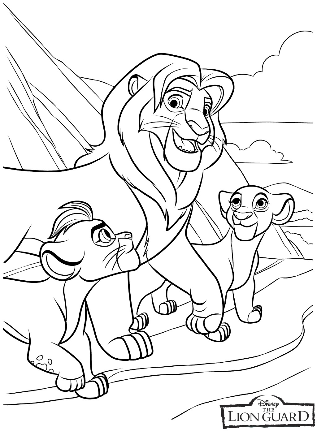 Lion guard coloring pages