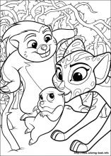 The lion guard coloring pages on coloring