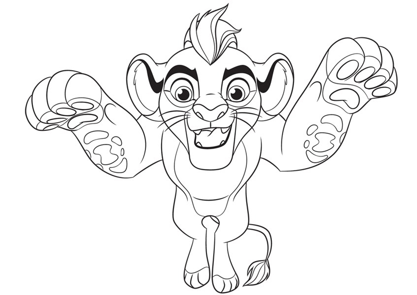 Lion guard coloring pages