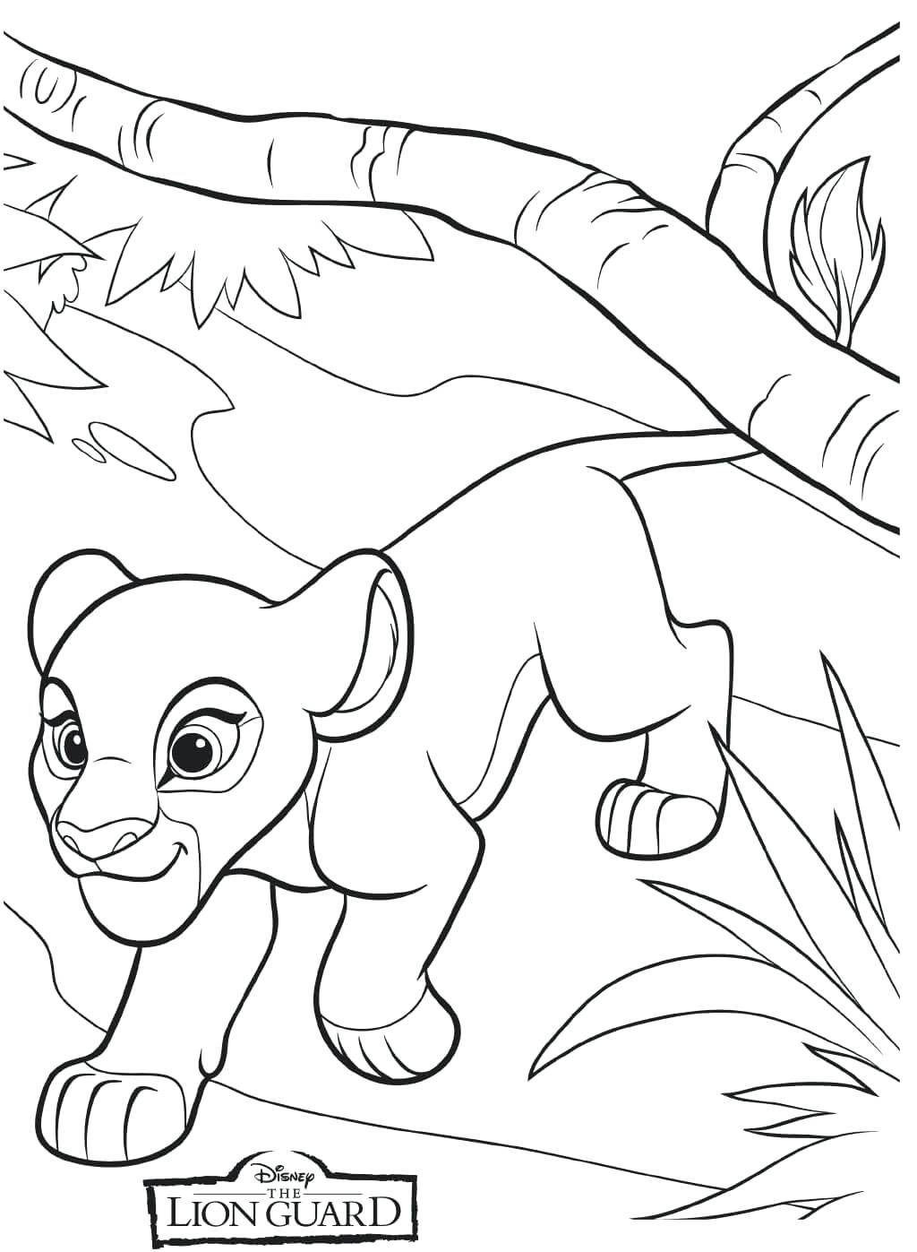 Lion guard coloring pages