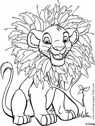 The lion king coloring pages