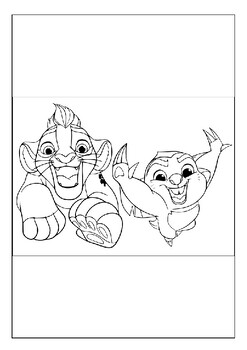 Kion and friends coloring sheets the lion guard printable coloring collection