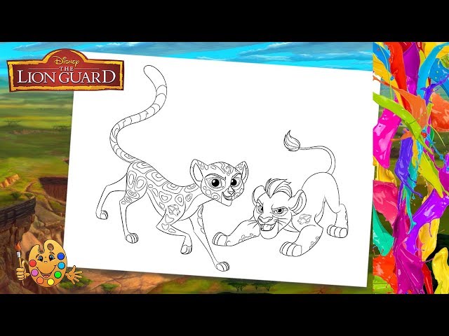 Coloring the lion guard fuli kion coloring pages coloring book