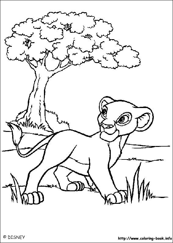 Colouring pages lion king madness wiki