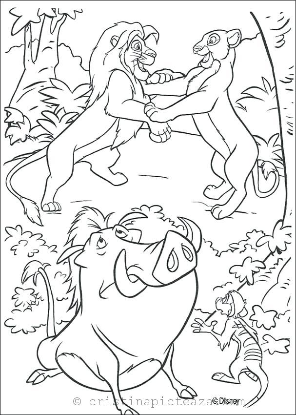 Lion king coloring pages â free drawings with lion king