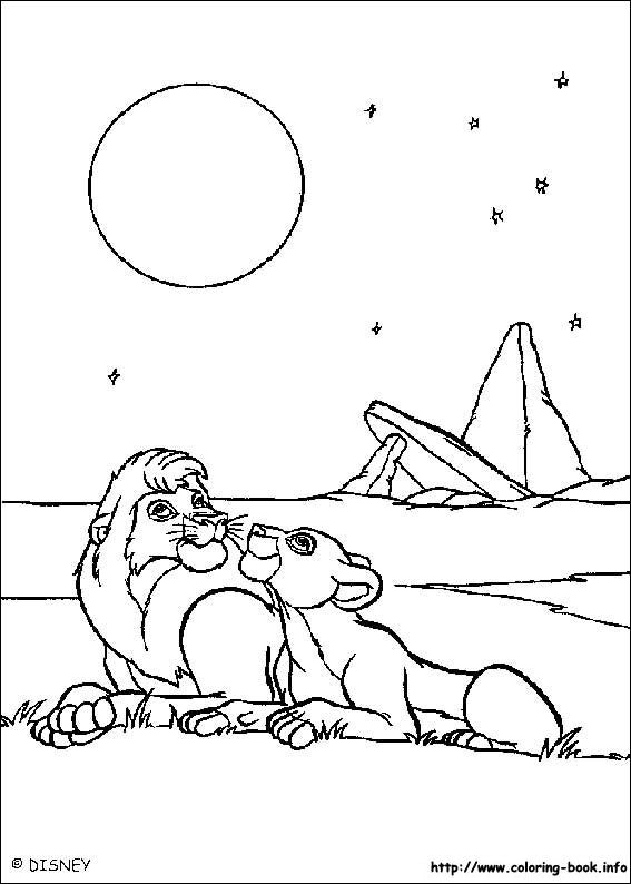 Colouring pages lion king madness wiki