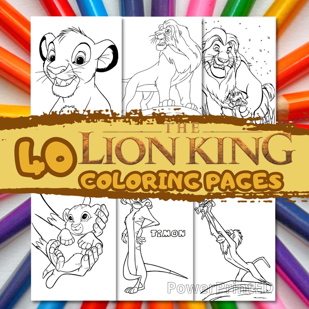 Lion king coloring pages coloring book for kid printable coloring pages coloring pages for adult cartoon coloring book for kids