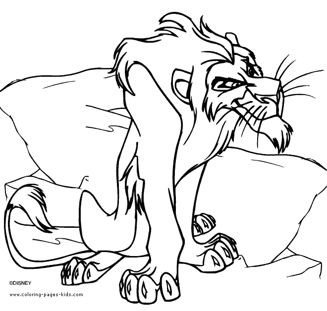 The lion king coloring pages