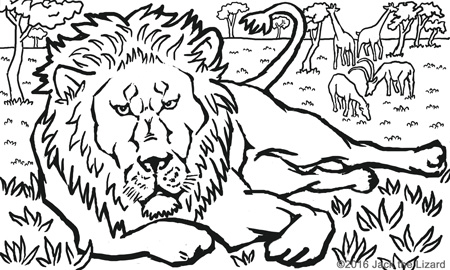 Animal coloring pages