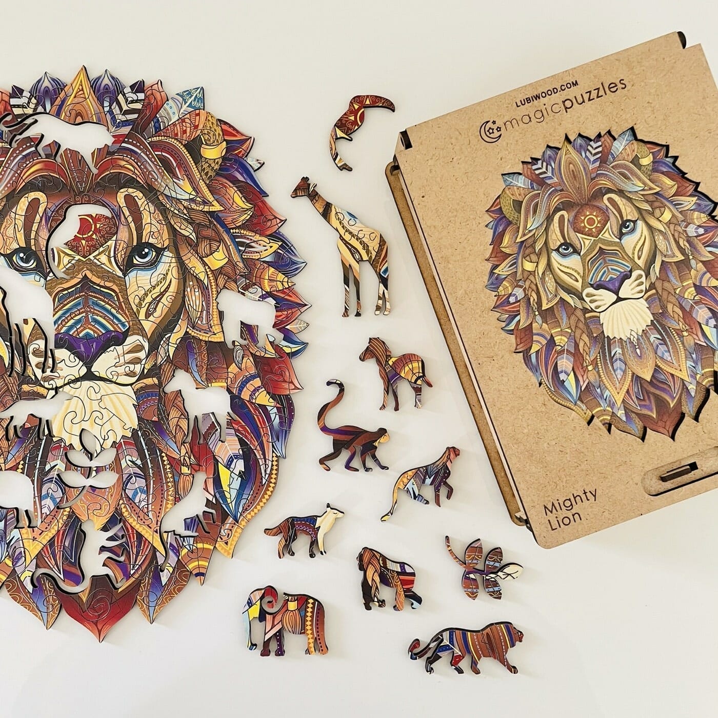 Mighty lion jigsaw