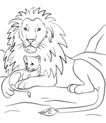 Lions coloring pages free coloring pages