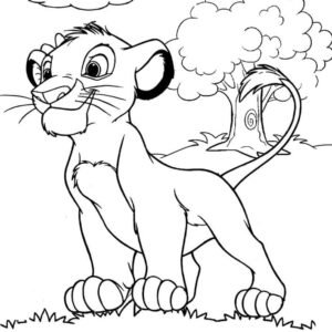 The lion king coloring pages printable for free download