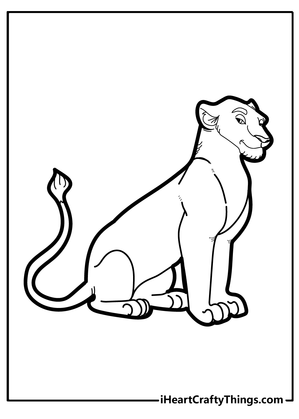 Lion coloring pages free printables