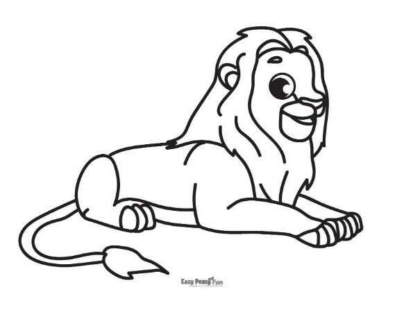 Printable lion coloring pages â sheets