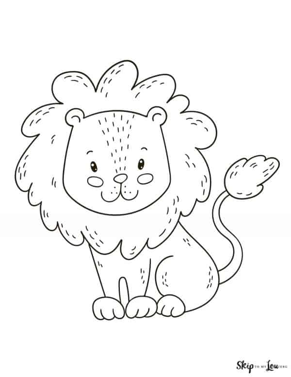 Lion coloring pages skip to my lou