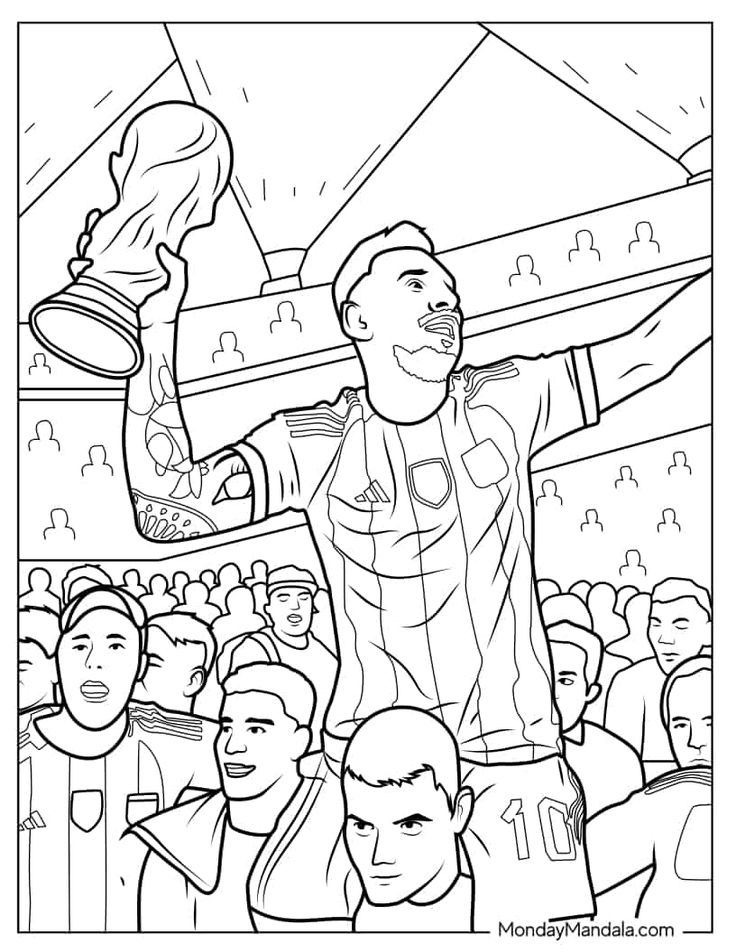 Lionel messi coloring pages free pdf printables coloring pages lionel messi messi