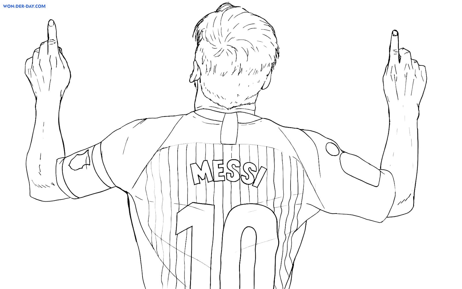 Lionel messi coloring pages print and color