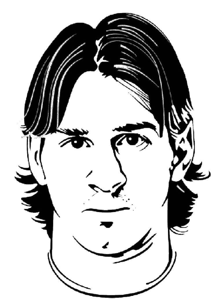 Online coloring pages coloring page messi coloring download print coloring page