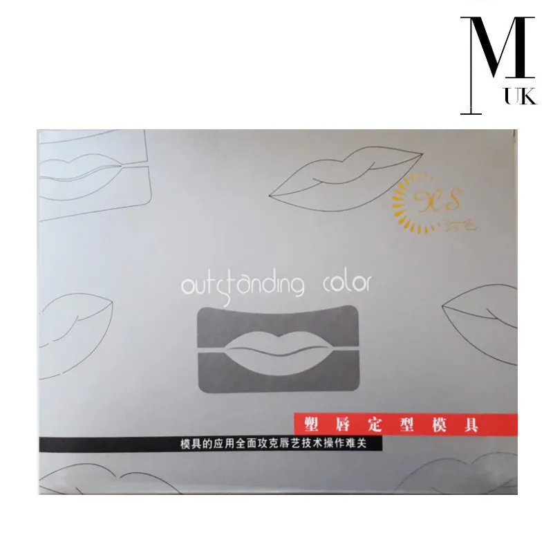 Lip stencil cards outline lips styles skin marker template upper lower shapes