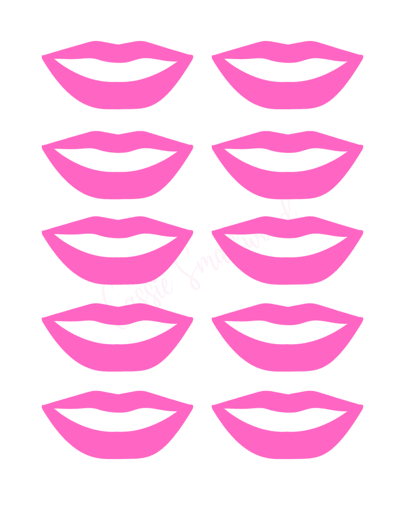 Pretty lips templates