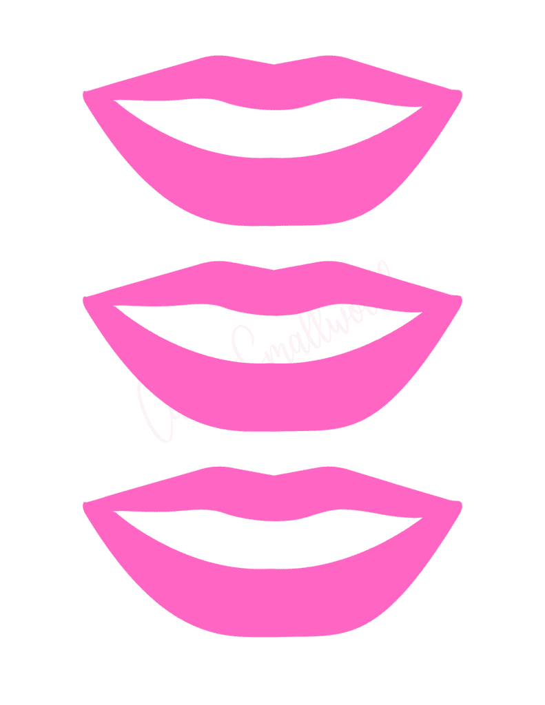 Pretty lips templates