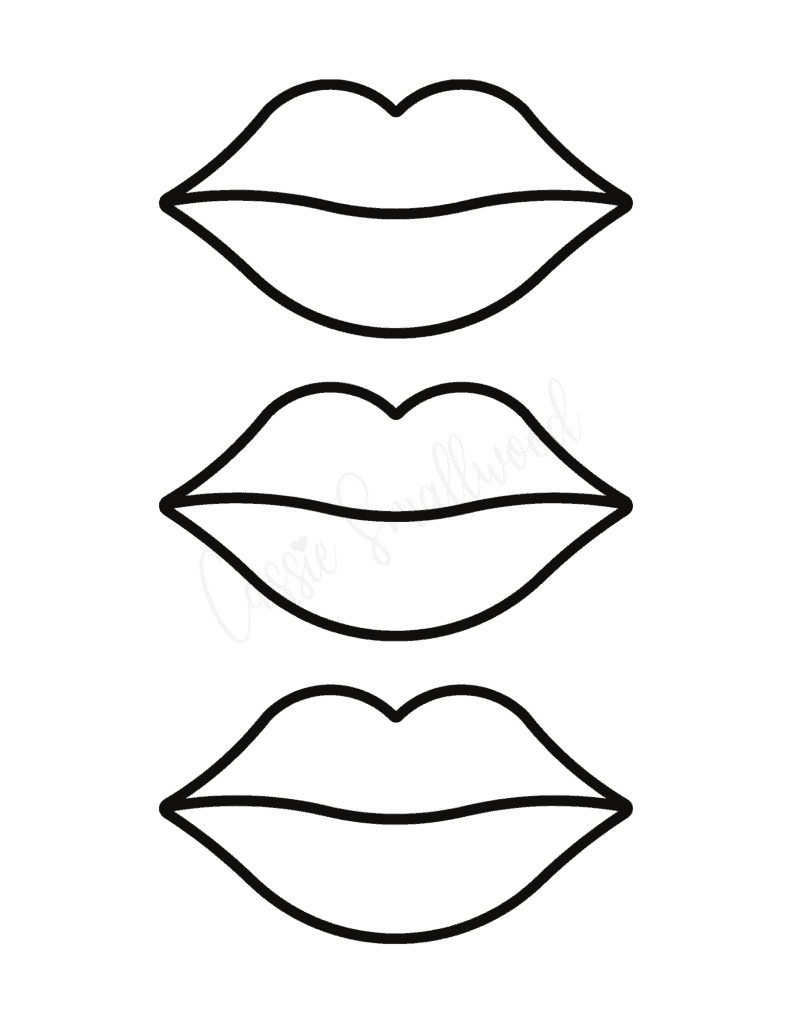 Pretty lips templates