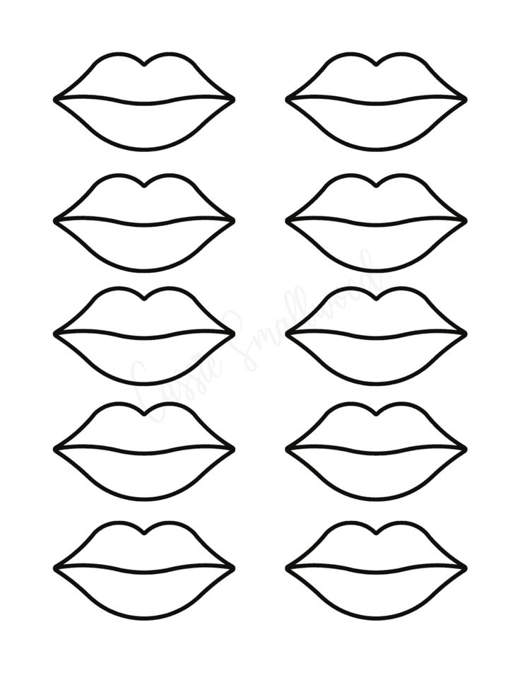 Pretty lips templates