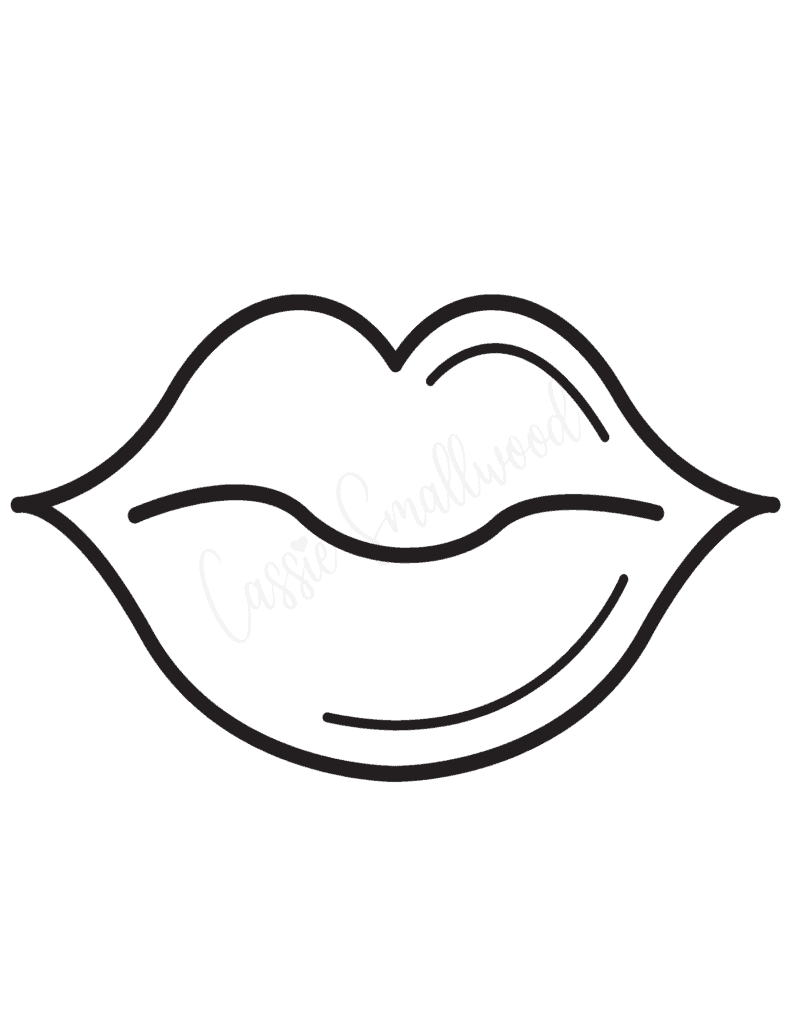 Pretty lips templates