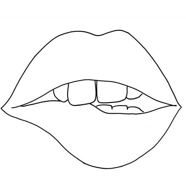 Lips coloring pages coloring pages free printable