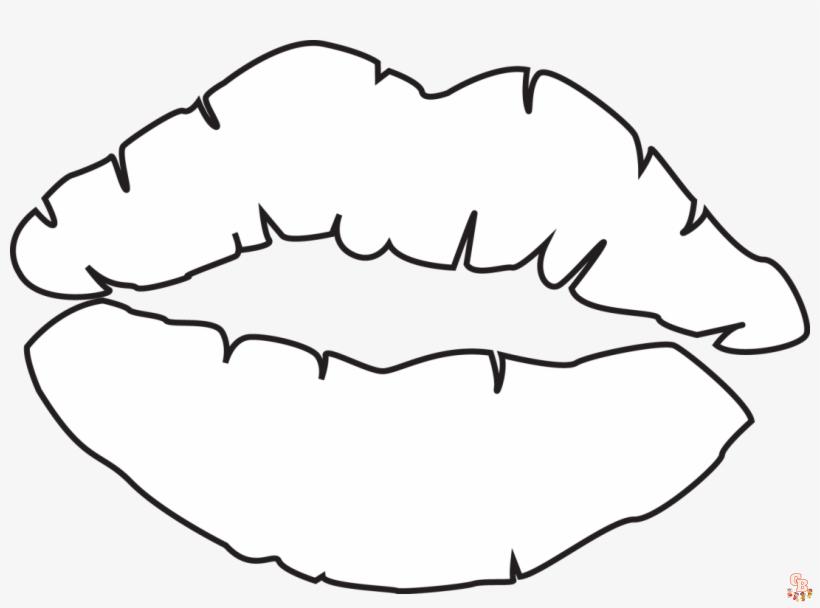 Lips coloring pages free printable pages and easy diy activities