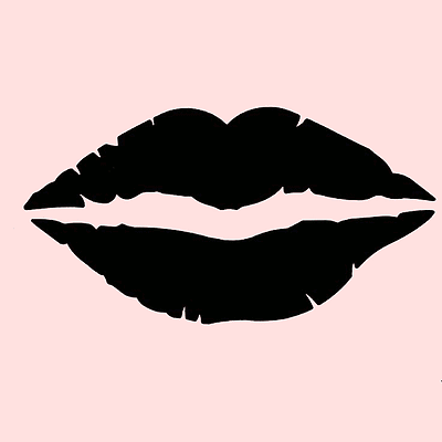 Lips stencil template craft pattern scrapbook art paint by stensource for sale online