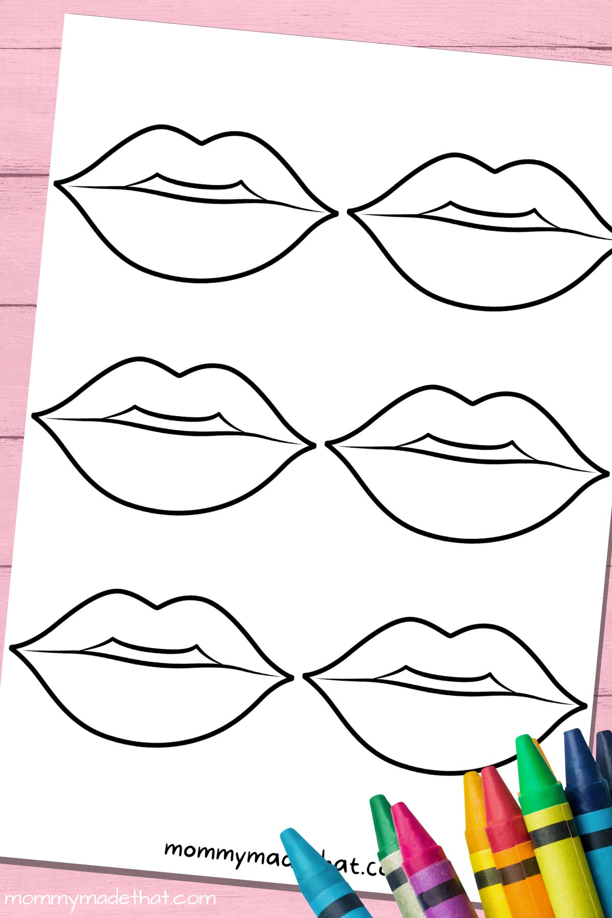 Lips templates free printable