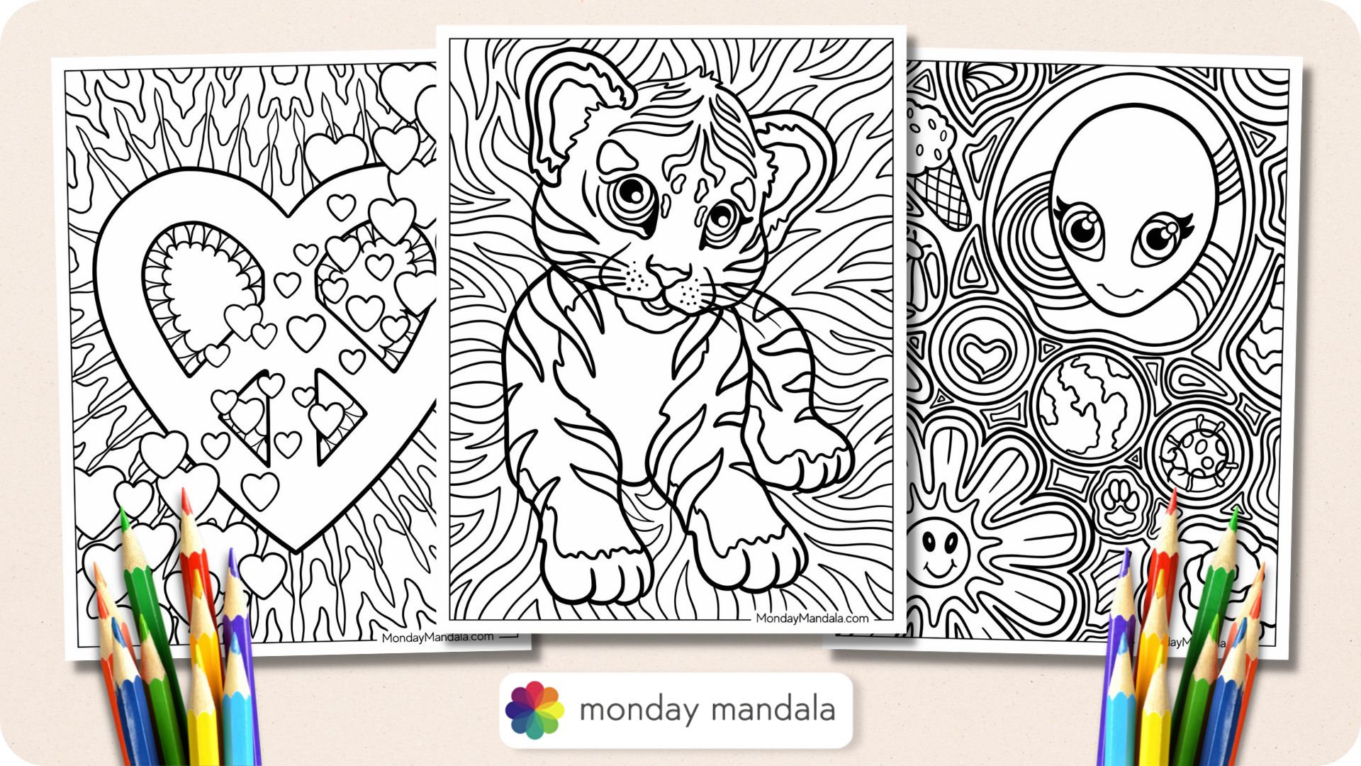 Lisa frank coloring pages free pdf printables