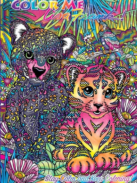 Lisa frank has new adult posters coloring books at dollar general