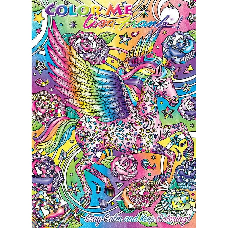 Lisa frank page advanced coloring book paperback