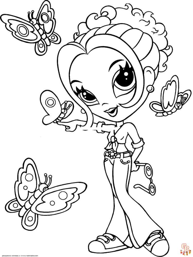 Lisa frank coloring pages free printable