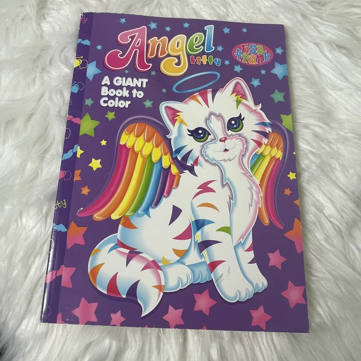 Lisa frank chrissy the angel kitty coloring book