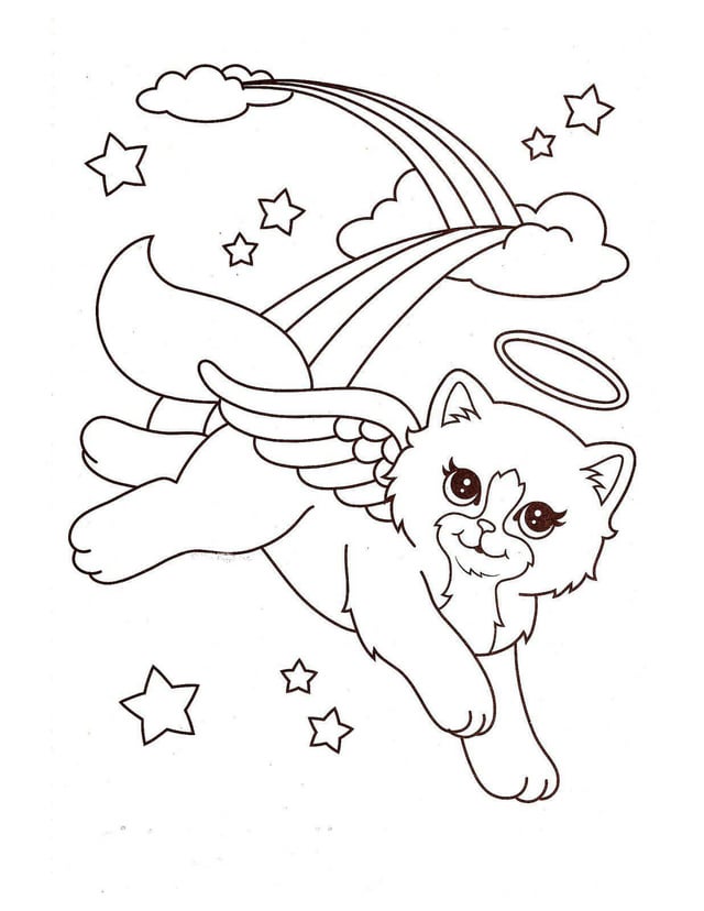 Feeling nostalgic redrew a lisa frank coloring page rfurry