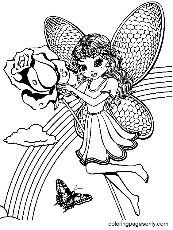 Lisa frank singing coloring page