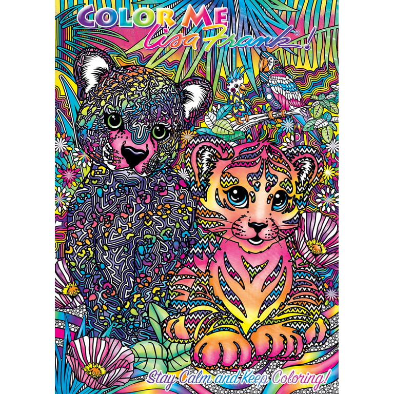 Lisa frank page advanced coloring book paperback