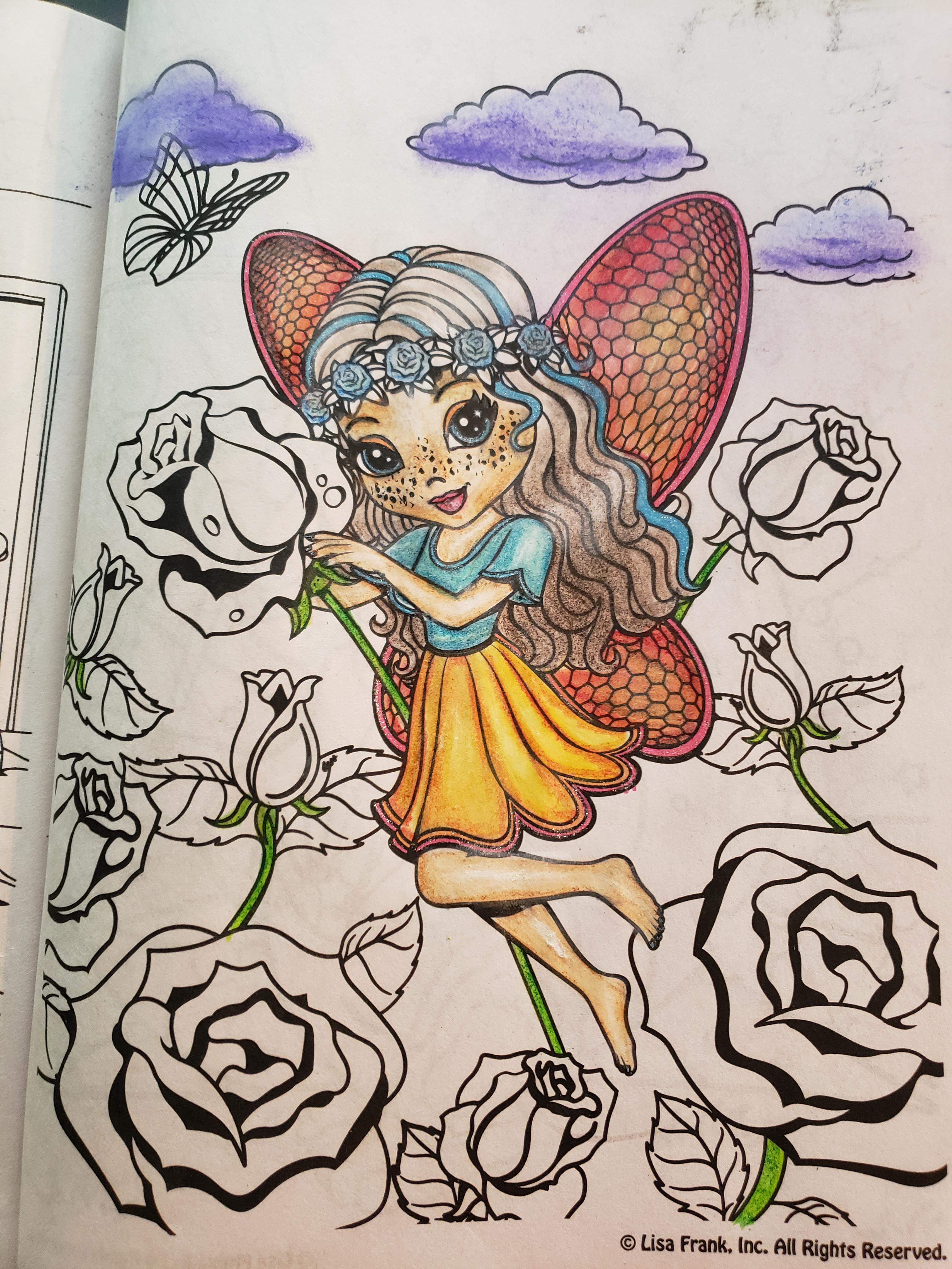 From the jumbo lisa frank coloring book twistable crayola colored pencils gel pens and soft pastels rcoloring