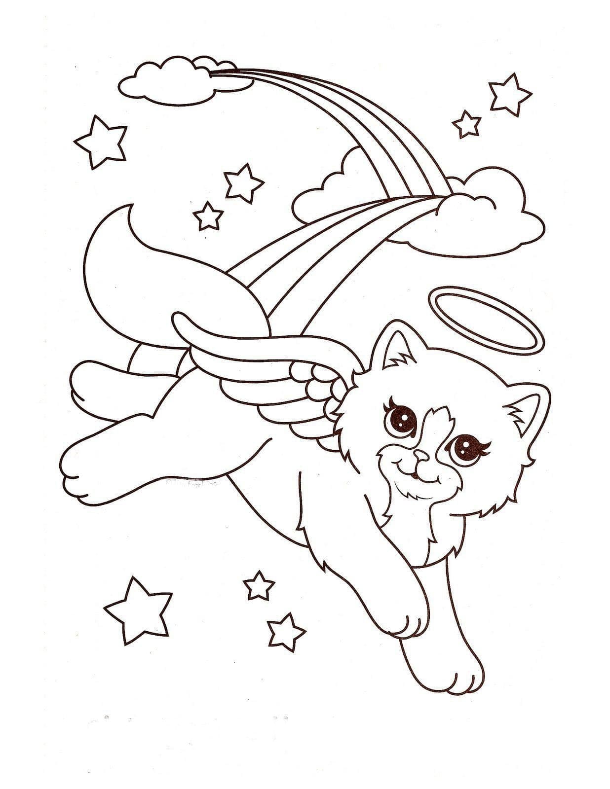 Print lisa frank coloring page