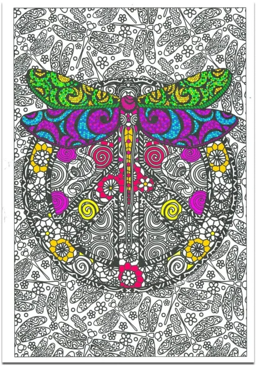 Lisa frank premium adult coloring book set new