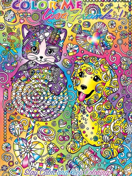 Lisa frank has new adult posters coloring books at dollar general