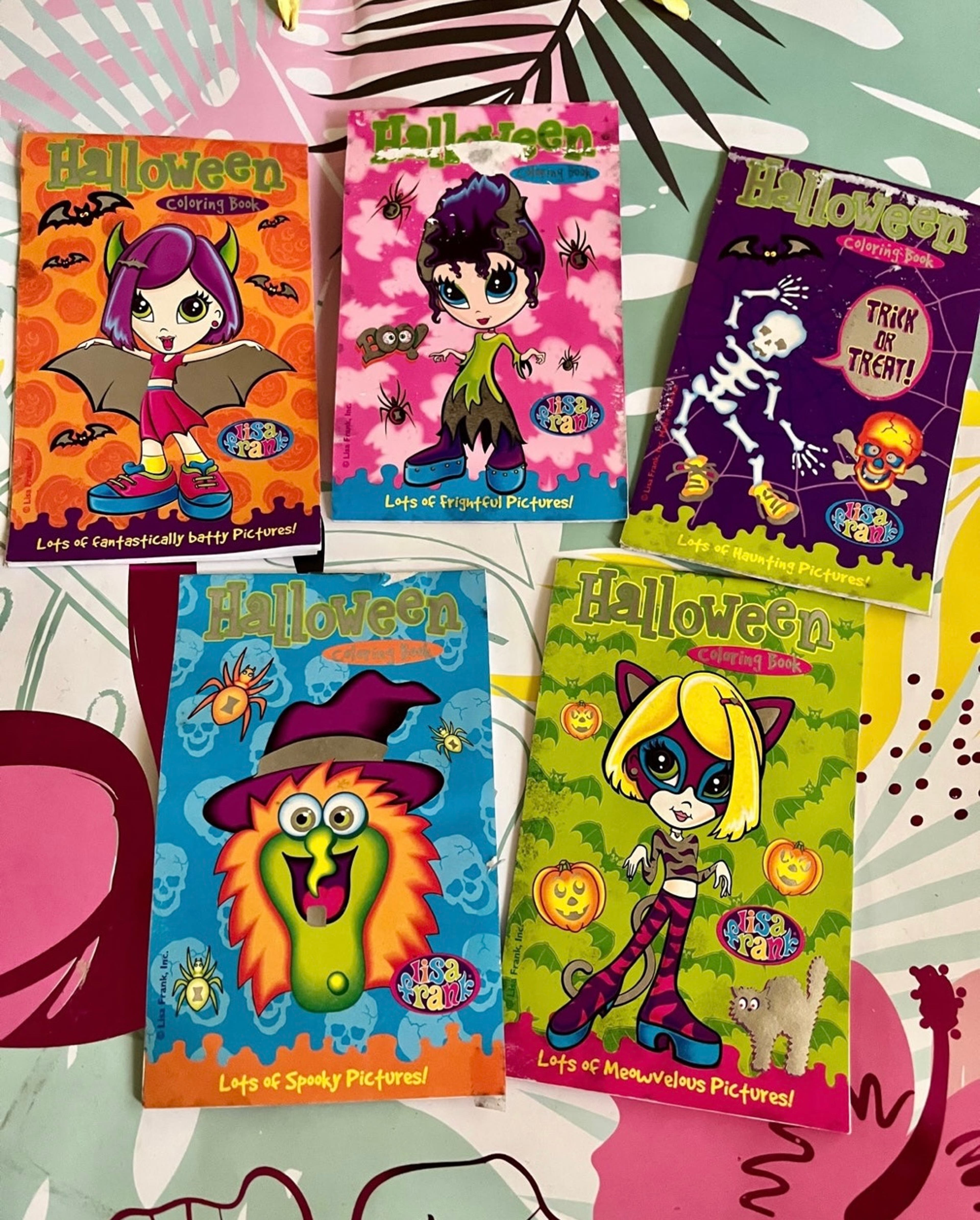 Lisa frank purple halloween seasonal decor