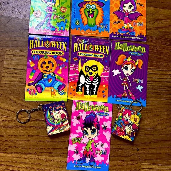 Lisa frank toys these are lisa frank s mini coloring books the halloween sold