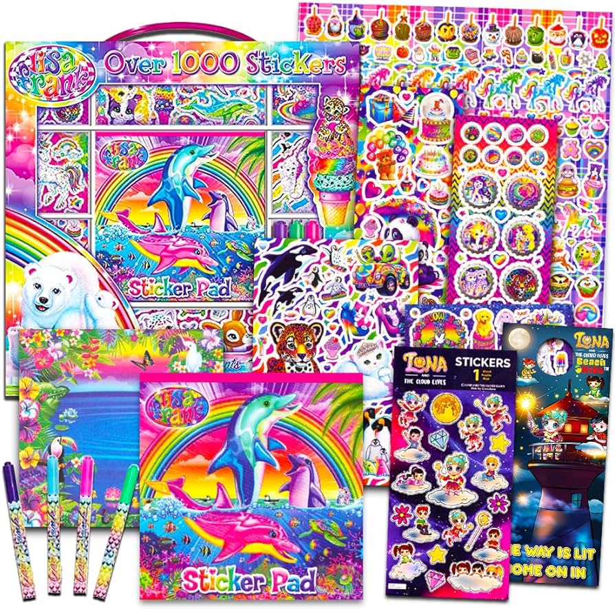 Ultimate lisa frank sticker super pack