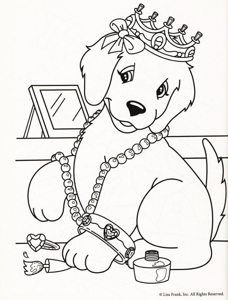 Free printable lisa frank coloring pages